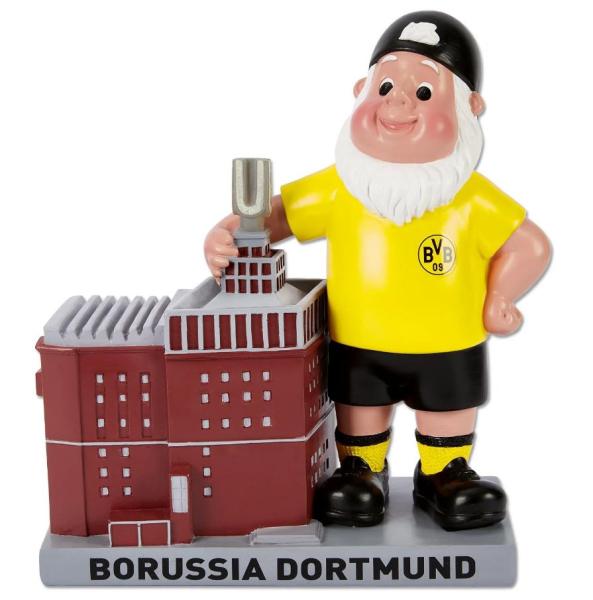 Borussia Dortmund - Gartenzwerg U-Turm mit LED